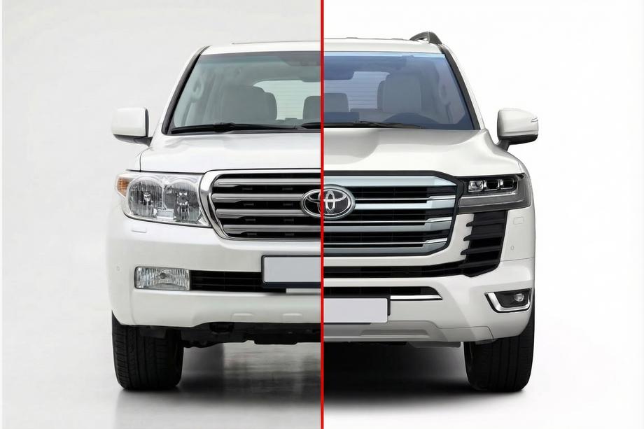 Toyota Land Cruiser 200 2007-2021 гг. Комплект рестайлинга в LC 300 High-Line (Стандартный комплект) Image
