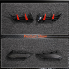 Mercedes A-сlass W177 2018- гг. Накладки на задний бампер (для A45 AMG 2021-2023, Карбон) фото 4