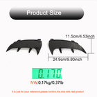 Mercedes A-сlass W177 2018- гг. Накладки на задний бампер (для A45 AMG 2021-2023, Карбон) фото 6