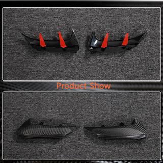 Накладки на задний бампер (для A45 AMG 2021-2023, Карбон) фото 4