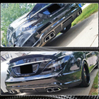 Mercedes CLS C218 2011-2018 гг. Диффузор заднего бампера (для Base/CLS63 AMG 2015-2018, Карбон) фото 4