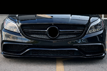Mercedes CLS C218 2011-2018 гг. Карбоновые накладки на передний бампер для CLS63 AMG SD 2015-2018 фото 5