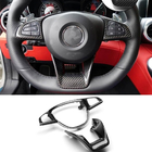 Mercedes CLS C218 2011-2018 гг. Накладка на Руль Карбон фото 1