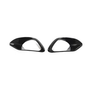 Накладки на передний бампер (для CLA45 AMG 2019-2022, ABS) фото 3