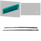 Боковые пороги (для AMG-Line 2017-2019, Карбон) фото 2