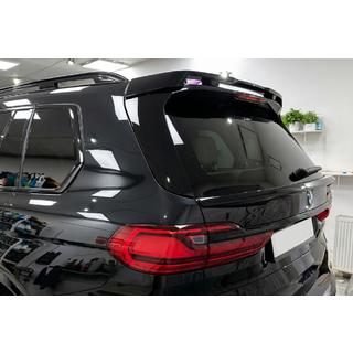 Нижний спойлер V1 (Черный глянец) BMW X7 G07 2019- гг. фото 1