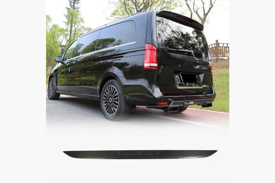 Mercedes Vito/V-class W447 2014- гг. Нижний спойлер (Dry Carbon) Фото 1
