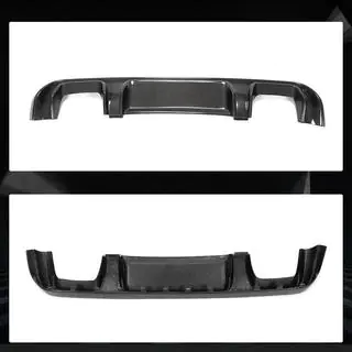 Диффузор заднего бампера V2 (для V-Class 2014-2019, Карбон) фото 2