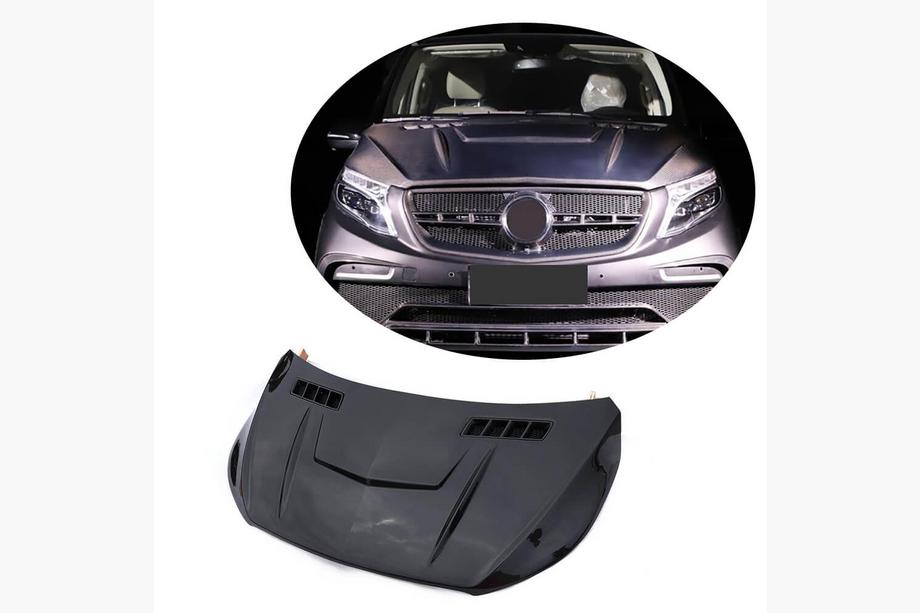 Mercedes Vito/V-class W447 2014- гг. Капот V2 (2014-2019, Карбон) Image