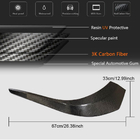 Вставки в передний бампер (для AMG-Line 2015-2018, Карбон) фото 6