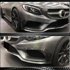 Mercedes S-class C217 Coupe 2014-2020 гг. Карбоновые Накладки на Передний Бампер (для AMG-Line 2015-2018) фото 5