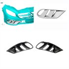 Mercedes S-class C217 Coupe 2014-2020 гг. Вставки в передний бампер (для AMG-Line 2015-2018, сухой карбон) фото 2