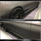 Боковые накладки на пороги (для AMG-Line 2015-2018, Карбон) фото 3