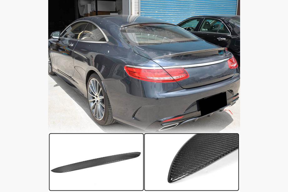 Mercedes S-class C217 Coupe 2014-2020 гг. Спойлер V2 (купе, карбон) Image