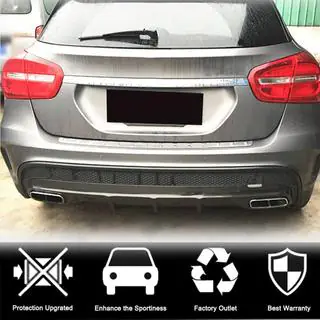 Диффузор заднего бампера для GLA45 AMG, Карбон фото 2