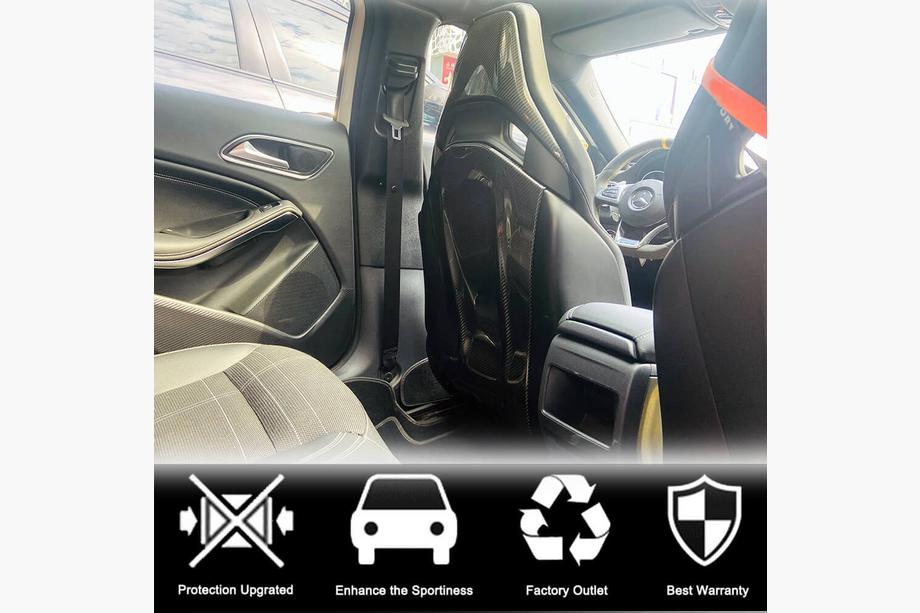 Mercedes A-class W177 2018- гг. Накладки на сиденья из Dry Carbon Фото 4