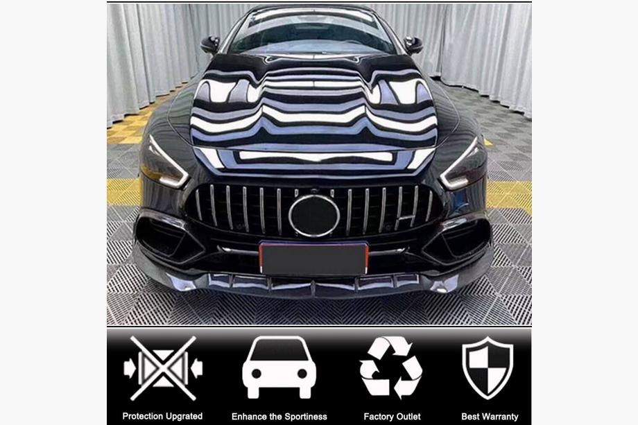 Mercedes AMG GT 4 X290 2018- гг. Вставки в бампер (для GT43/GT50/GT53 2018-2022, Карбон) Фото 2