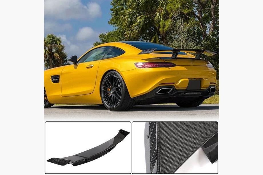 Mercedes AMG GT C190/R190 2014-2022 гг. Спойлер V1 (для C190 2014-2019, Карбон) Фото 1