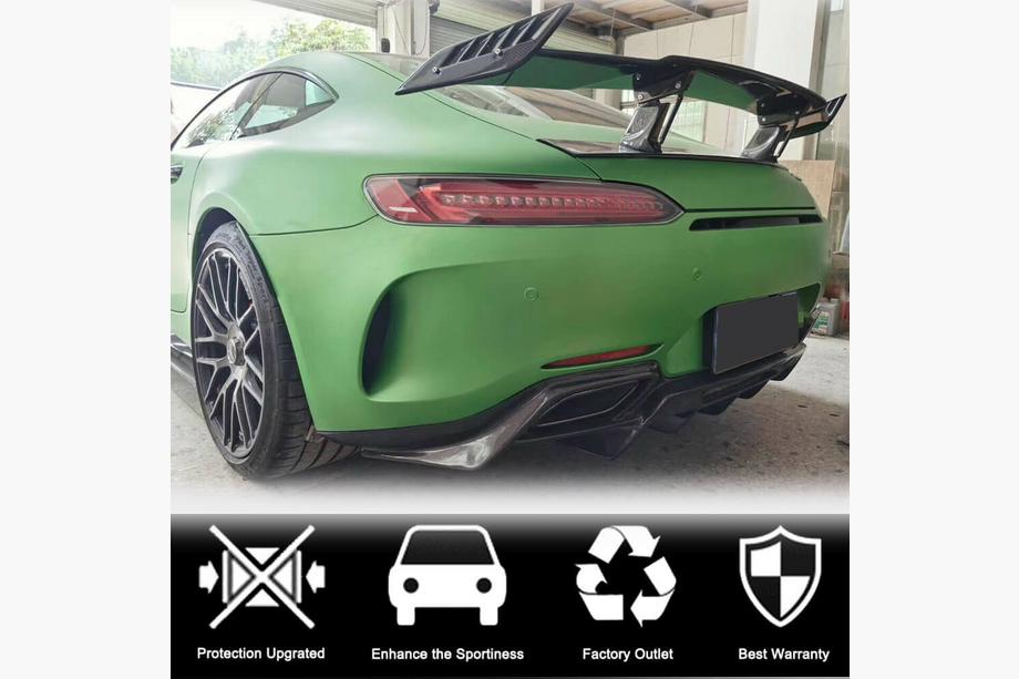 Mercedes AMG GT C190/R190 2014-2022 гг. Спойлер V1 (для C190 2014-2019, Карбон) Фото 2