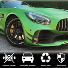 Mercedes AMG GT C190/R190 2014-2022 гг. Накладки на передний бампер V2 (для GT R 2016-2019, Сухой карбон) фото 3