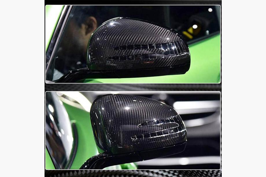 Mercedes SLK R172 2011-2016 гг. Накладки на Зеркала (Dry Carbon) Фото 3