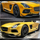 Флапсы переднего бампера V1 Карбон фото 4