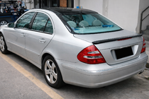 Mercedes E-сlass W211 2002-2009 гг. Спойлер (Карбон) фото 3