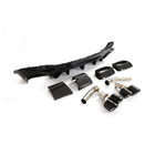 Mercedes GLE W167 2018- гг. Диффузор заднего бампера для GLE63 AMG 2019-2023, Карбон фото 2