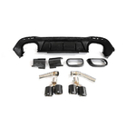 Mercedes GLE W167 2018- гг. Диффузор заднего бампера для GLE63 AMG 2019-2023, Карбон фото 3