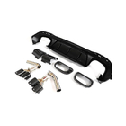 Mercedes GLE W167 2018- гг. Диффузор заднего бампера для GLE63 AMG 2019-2023, Карбон фото 4