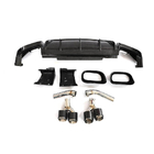 Mercedes GLE W167 2018- гг. Диффузор заднего бампера для GLE63 AMG 2019-2023, Карбон фото 5