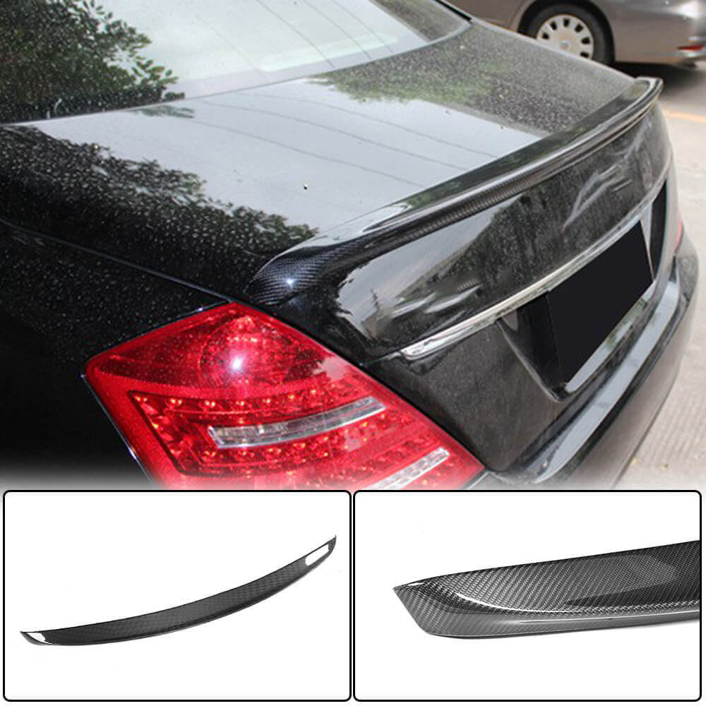 Спойлер V2 (Карбон) для Mercedes S-сlass W221 2005-2013 рр - фото 1