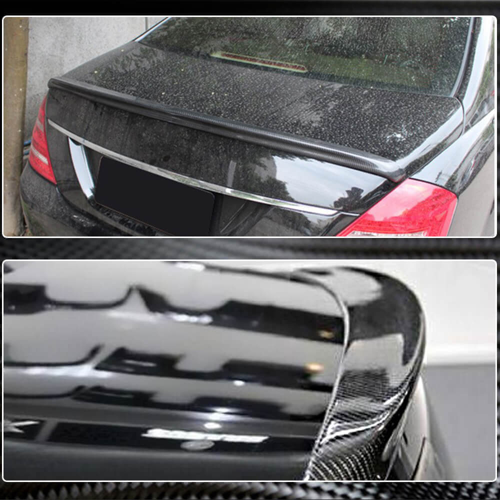 Спойлер V2 (Карбон) для Mercedes S-сlass W221 2005-2013 рр - фото 5
