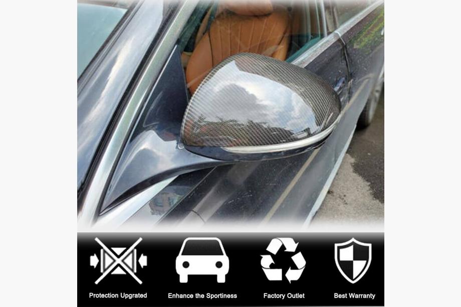 Mercedes C-class W206 2022- гг. Накладки на Зеркала Карбон Фото 2