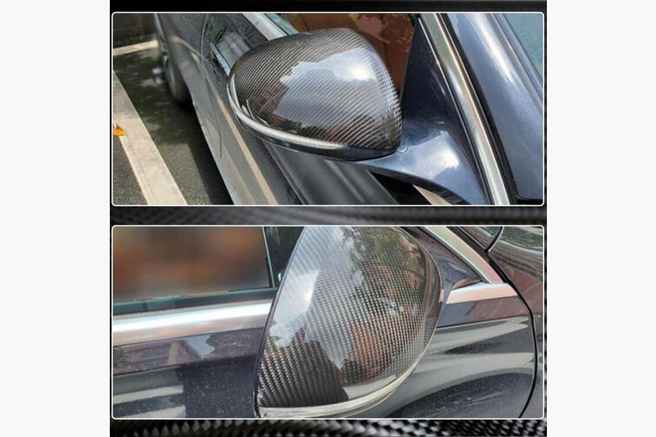 Mercedes C-class W206 2022- гг. Накладки на Зеркала Карбон Фото 3