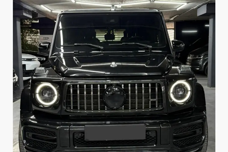 Mercedes G class W463 2018-2024 гг. Окантовка Решетки Радиатора (Карбон) Фото 2