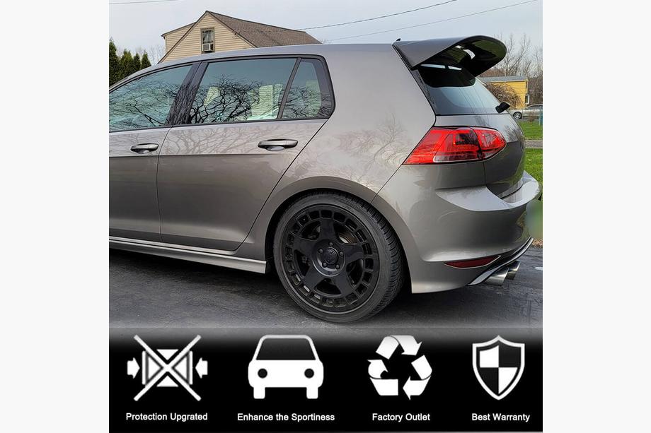 Volkswagen Golf 7/E-Golf 2012-2020 гг. Спойлер V1 (для GTI/R HB, Карбон) Фото 3