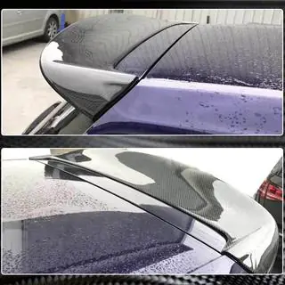 Спойлер V3 (для GTI/R HB, Карбон) фото 4