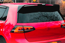 Volkswagen Golf 7/E-Golf 2012-2020 гг. Спойлер V5 (для GTI/R HB, Карбон) фото 7