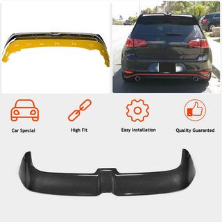 Спойлер V6 (для GTI/R HB, Пластик) Volkswagen Golf 7/E-Golf 2012-2020 гг. фото 4