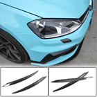 Volkswagen Golf 7/E-Golf 2012-2020 гг. Реснички на фары (Карбон) фото 1