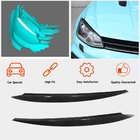 Volkswagen Golf 7/E-Golf 2012-2020 гг. Реснички на фары (Карбон) фото 2