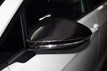 Volkswagen Golf 7/E-Golf 2012-2020 гг. Накладки на Зеркала V2 (Карбон) фото 1