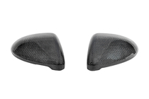 Volkswagen Golf 7/E-Golf 2012-2020 гг. Накладки на Зеркала V2 (Карбон) фото 2