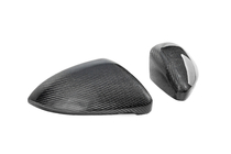Volkswagen Golf 7/E-Golf 2012-2020 гг. Накладки на Зеркала V2 (Карбон) фото 9