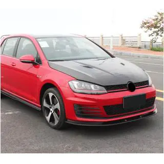 Передний Бампер Лип V2 для GTI HB 2012-2017 Карбон фото 2