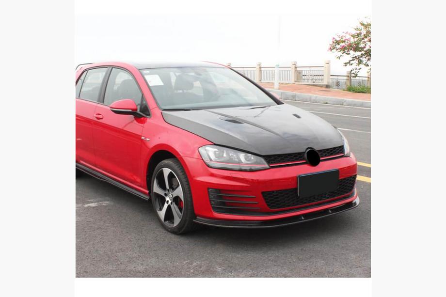 Volkswagen Golf 7/E-Golf 2012-2020 гг. Передний Бампер Лип V2 для GTI HB 2012-2017 Карбон Фото 2