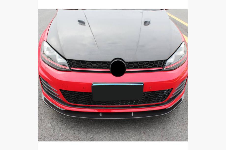 Volkswagen Golf 7/E-Golf 2012-2020 гг. Передний Бампер Лип V2 для GTI HB 2012-2017 Карбон Фото 3