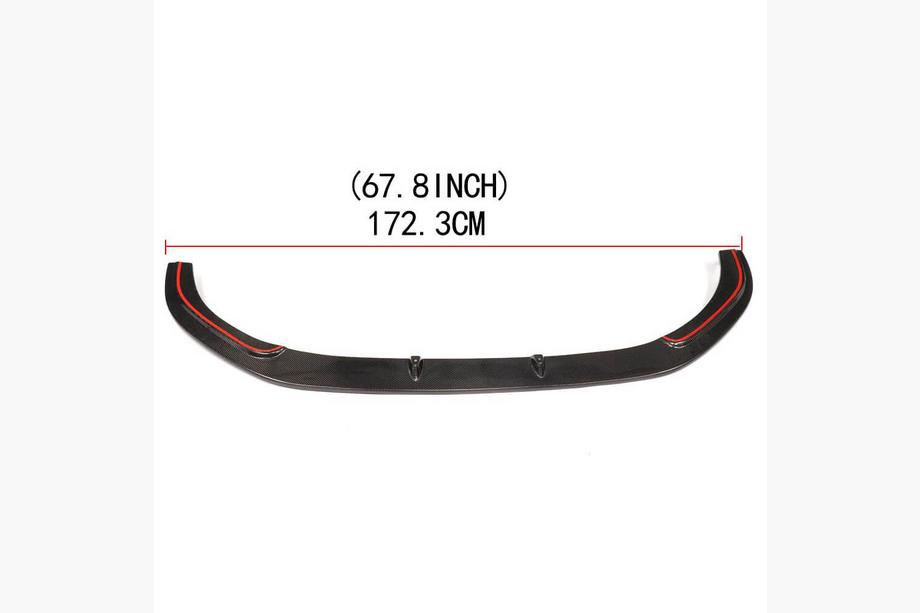 Volkswagen Golf 7/E-Golf 2012-2020 гг. Передний Бампер Лип V2 для GTI HB 2012-2017 Карбон Фото 5
