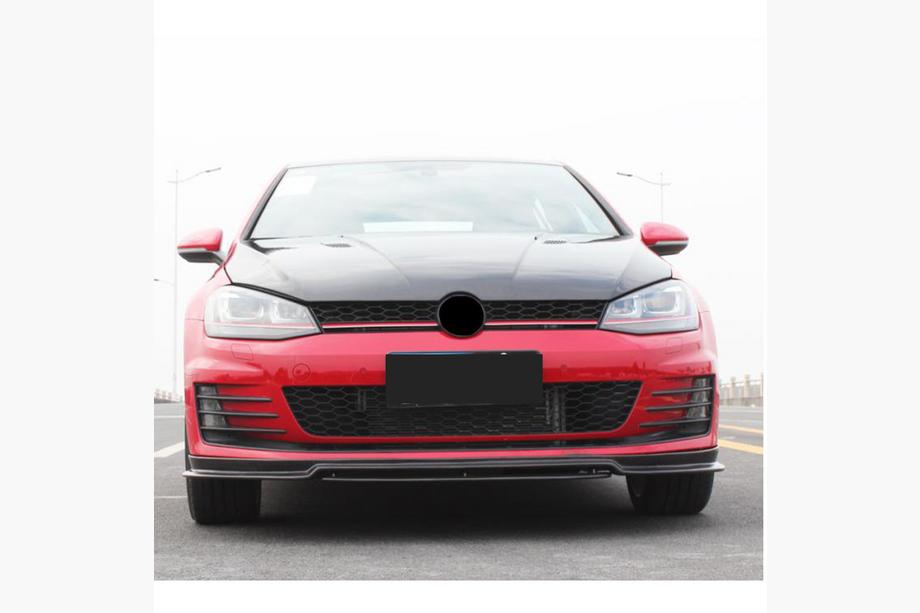 Volkswagen Golf 7/E-Golf 2012-2020 гг. Передняя губа бампера V3 для GTI HB 2012-2017 Карбон Фото 2